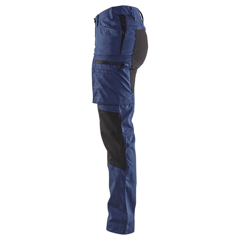 Blaklader Damen Service Arbeitshose Stretch Marineblau/Schwa