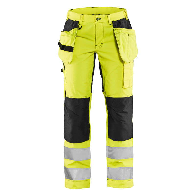 Blaklader Damen High Vis Arbeitshose mit Stretch High Vis Ge