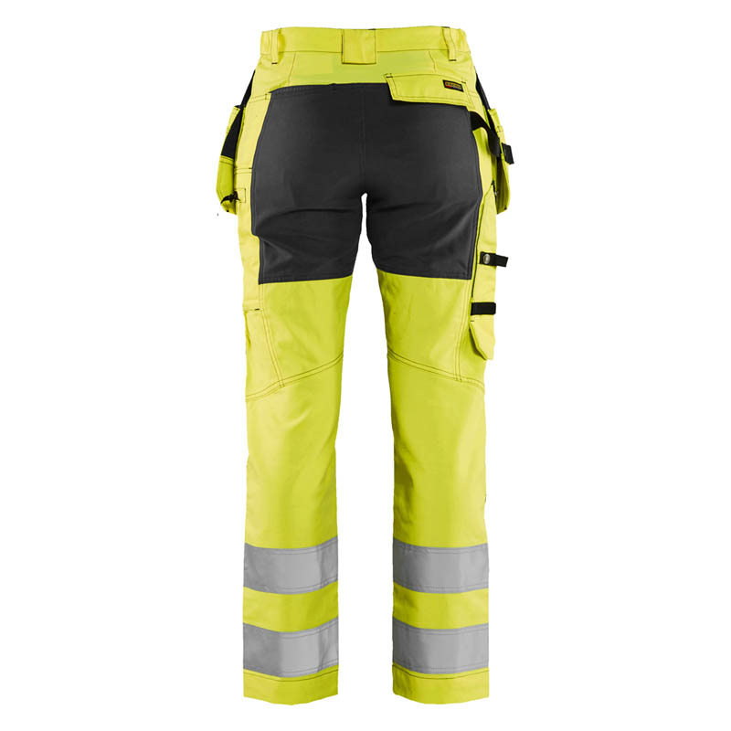 Blaklader Damen High Vis Arbeitshose mit Stretch High Vis Ge