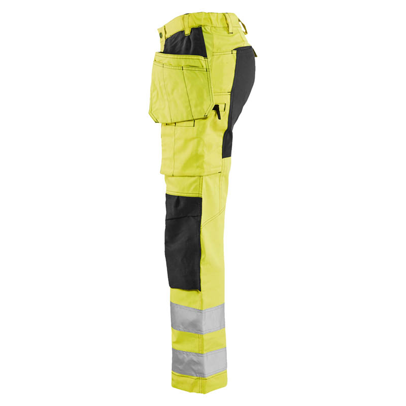 Blaklader Damen High Vis Arbeitshose mit Stretch High Vis Ge