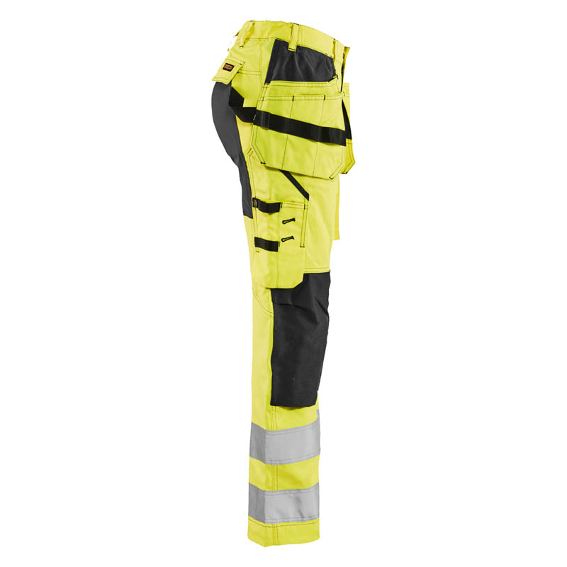 Blaklader Damen High Vis Arbeitshose mit Stretch High Vis Ge