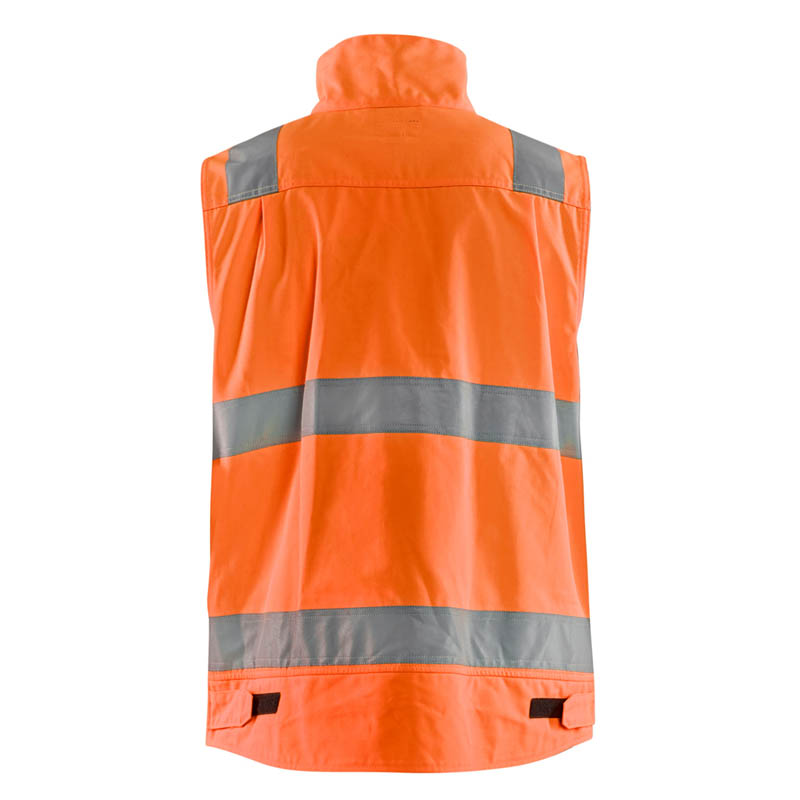 Blaklader High Vis Weste High Vis Orange/Marineblau L