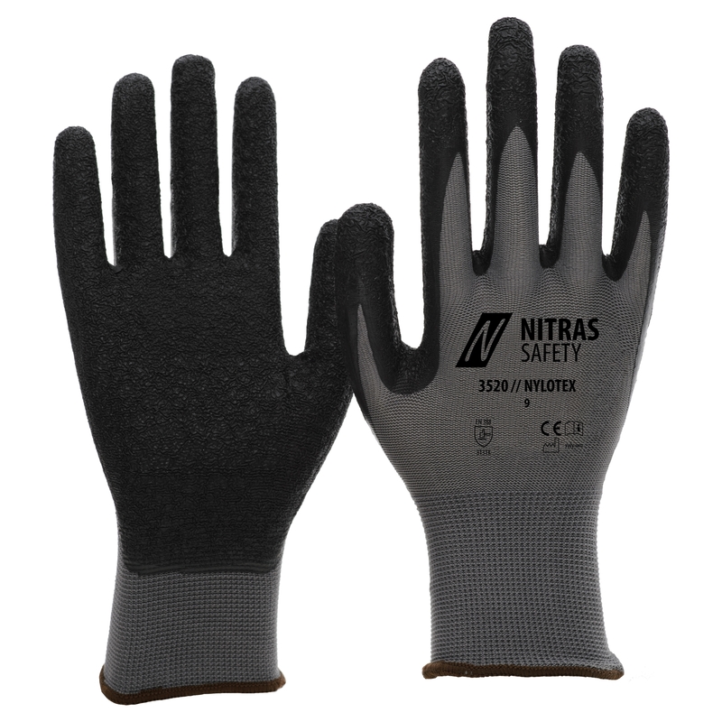 NITRAS NYLOTEX, Nylonhandschuhe, EN 388, 12P