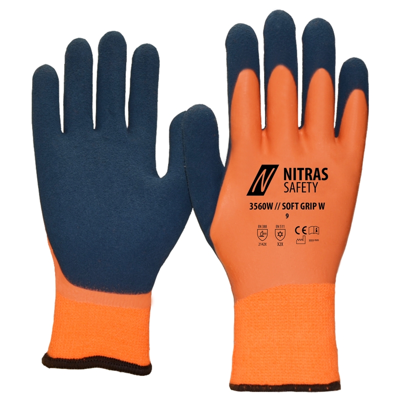 NITRAS SOFT GRIP W, Winterhandschuhe, EN 388, EN 511, 12P