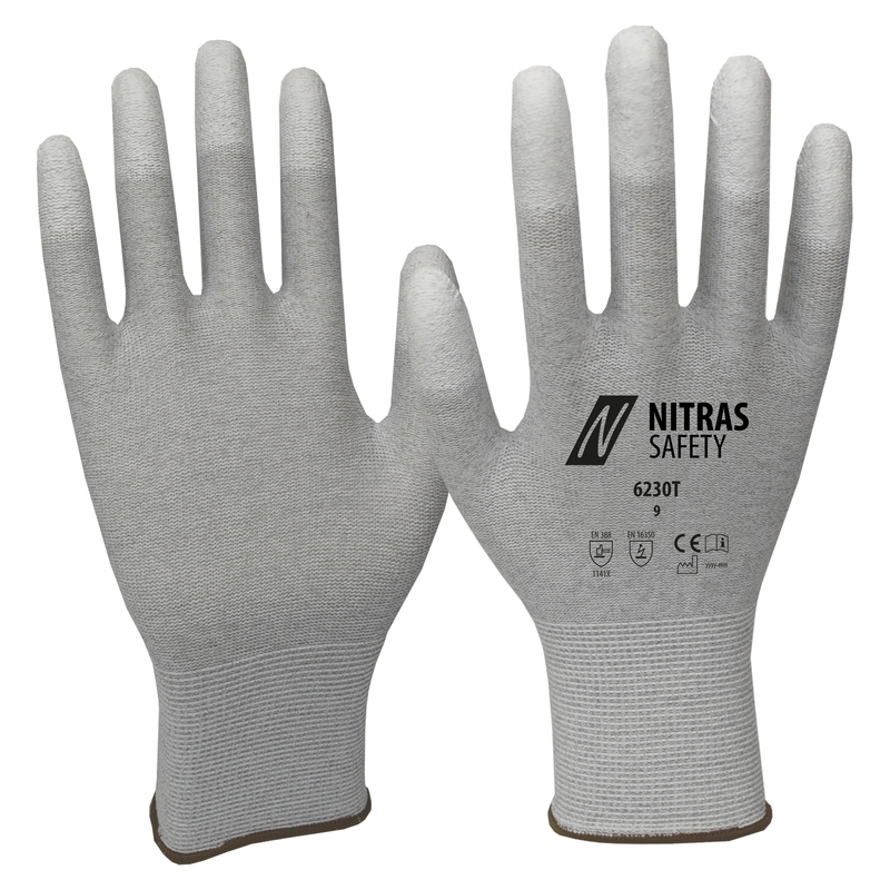 NITRAS Antistatikhandschuhe, EN 388, 12P