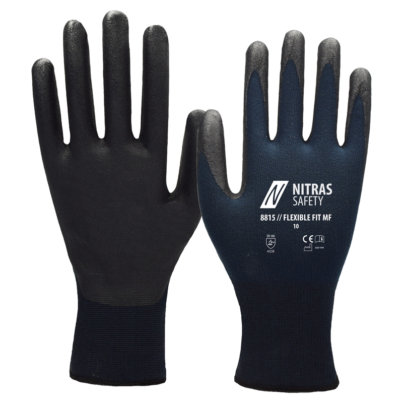 NITRAS FLEXIBLE FIT MF, MontageHS, EN 388, OEKO-TEX, 12P