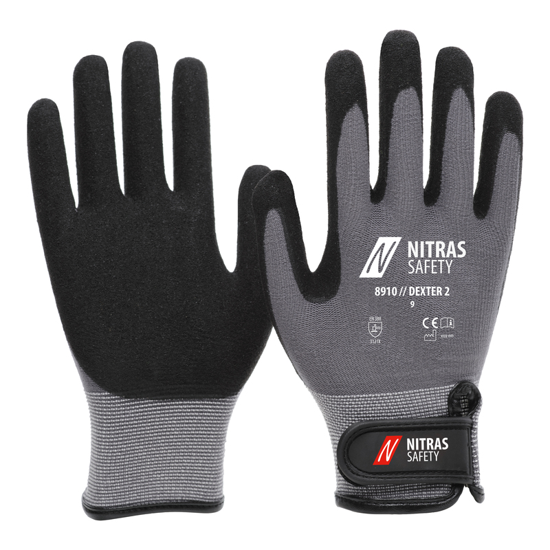 NITRAS DEXTER 2, Mechanikerhandschuhe, EN 388, 6P