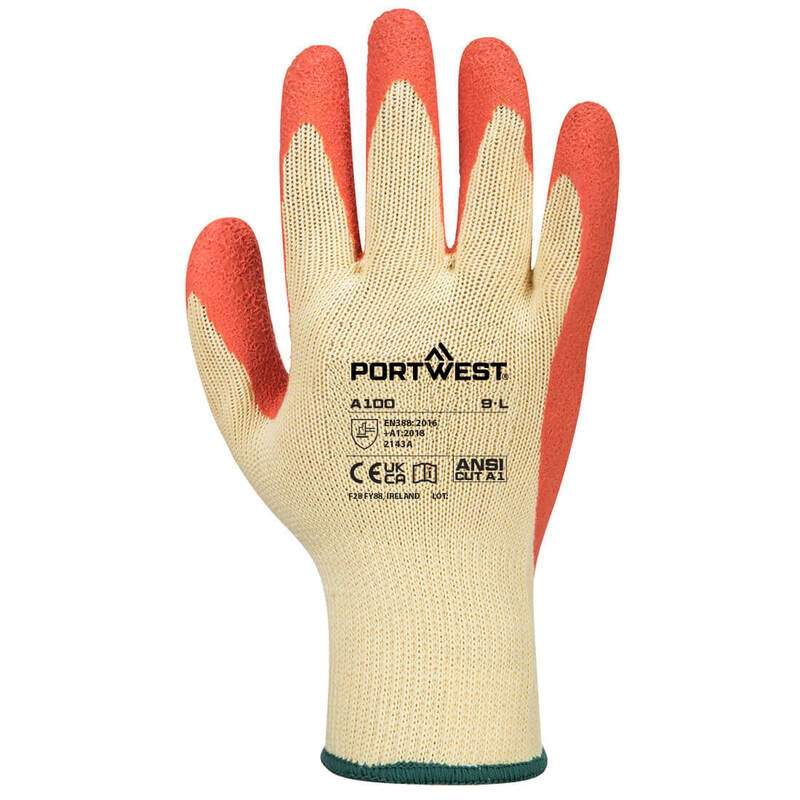 Portwest Grip Glove - Latex