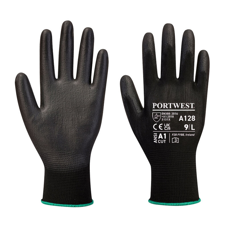 Portwest PU Palm Glove Latex Free (Retail Pack)