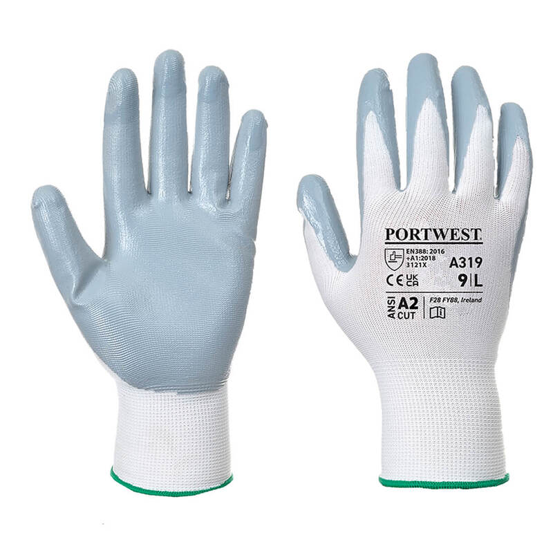 Portwest Flexo Grip Nitrile Glove (Retail Pack)