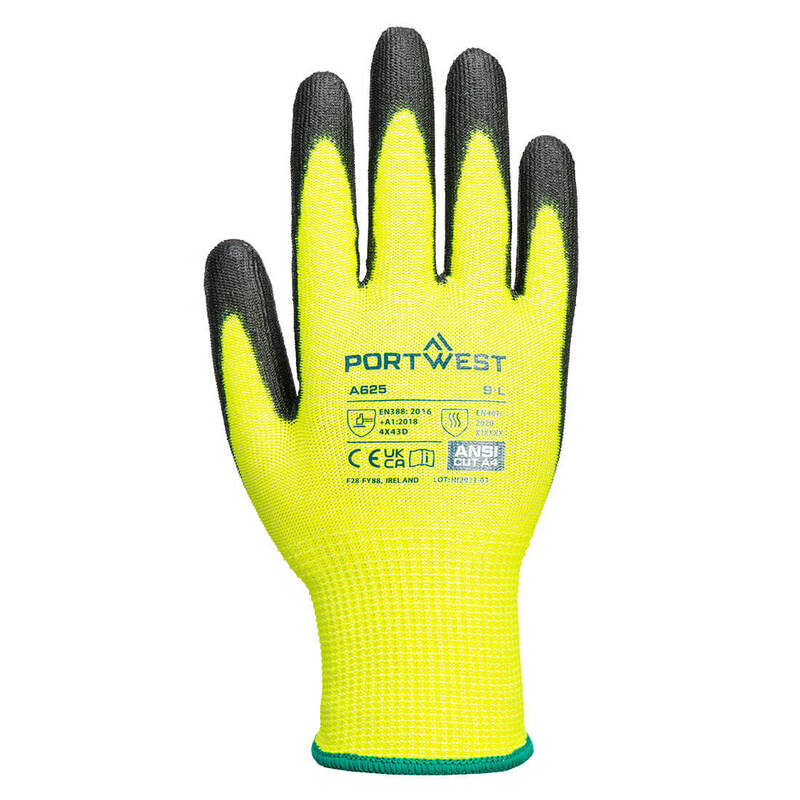 Portwest Vis-Tex Cut Resistant Glove - PU