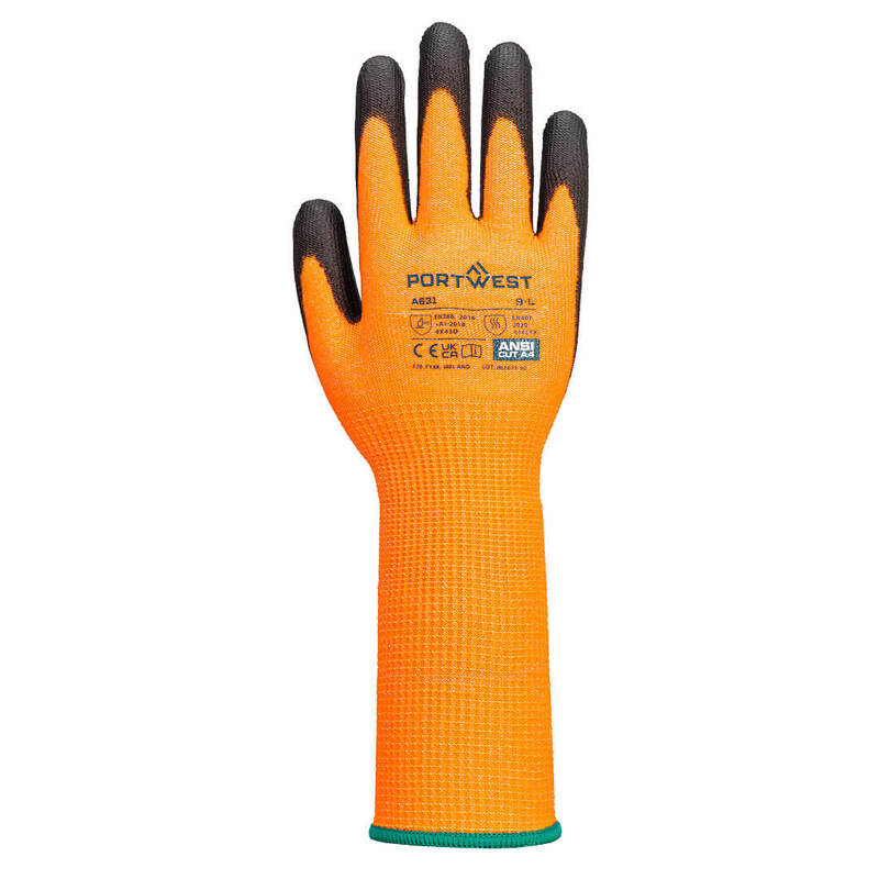 Portwest Vis-Tex Cut Glove Long Cuff