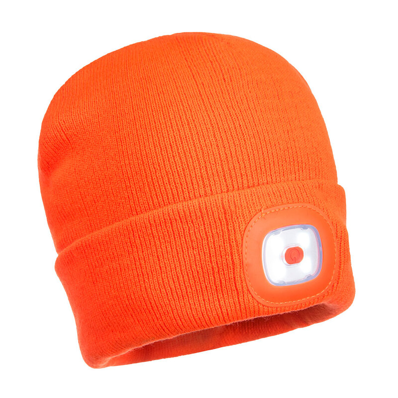 Portwest Beanie USB Rechargeable LED Head Light 