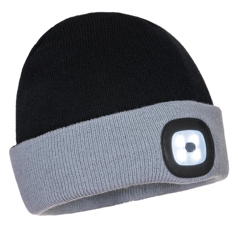 Portwest Two Tone LED Rechargeable Beanie