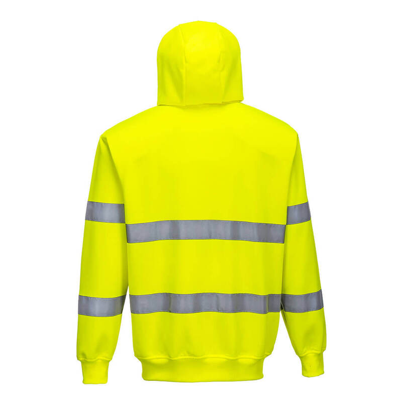 Portwest Hi-Vis Zipped Hoodie