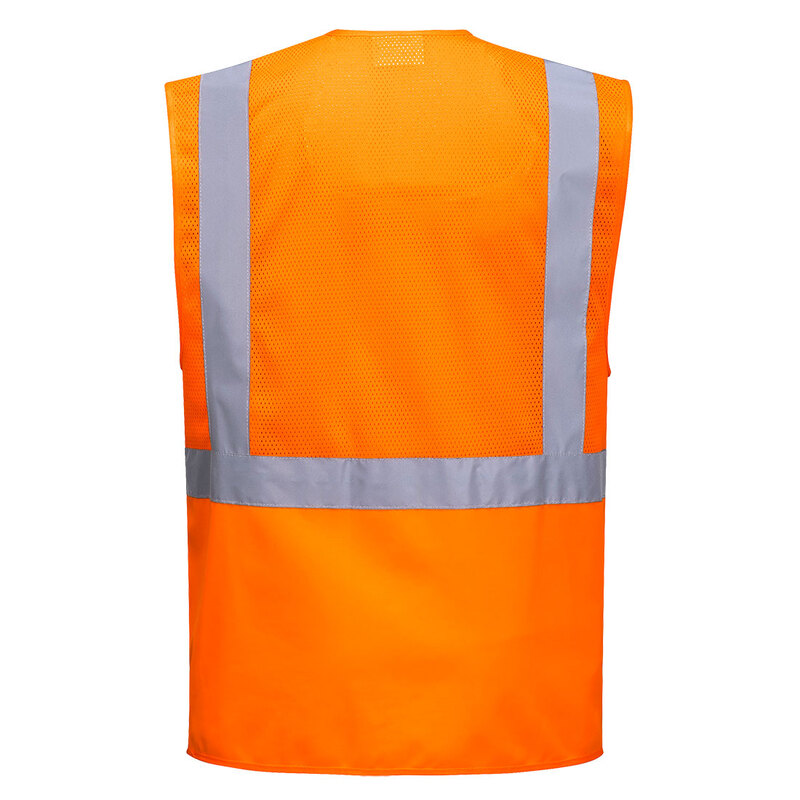 Portwest Madrid Hi-Vis Half Mesh Executive Vest 
