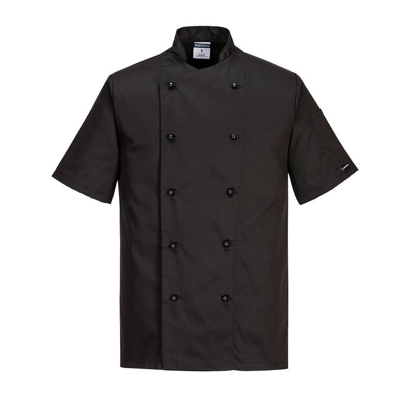 Portwest Kent Chefs Jacket S/S