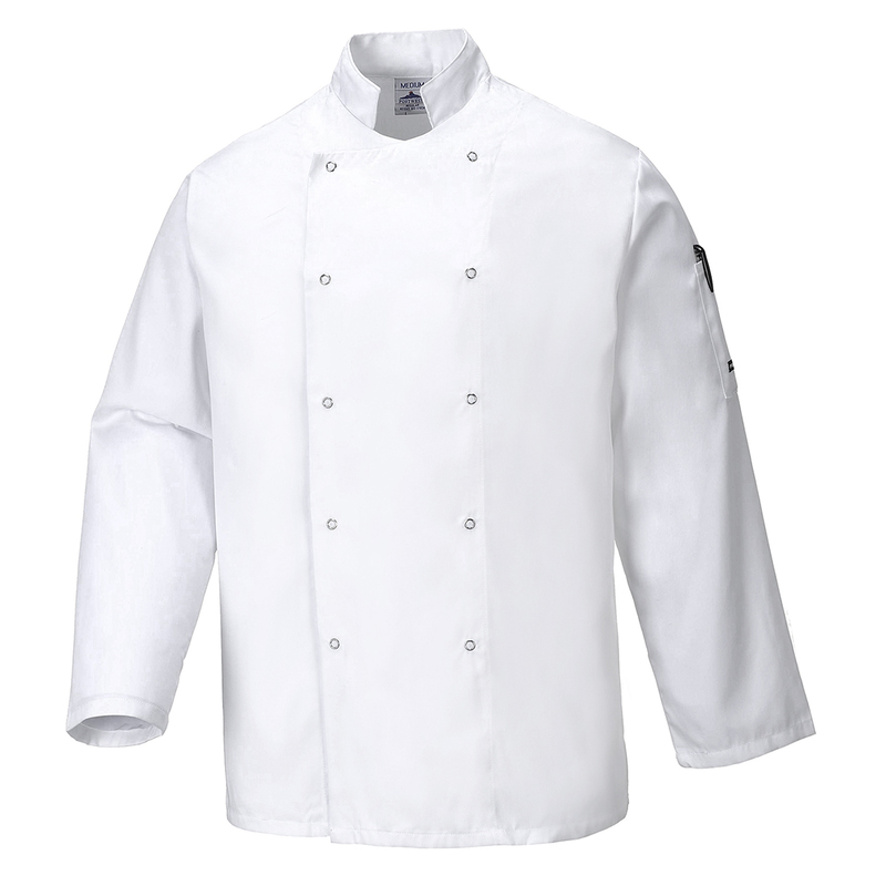 Portwest Suffolk Chefs Jacket L/S