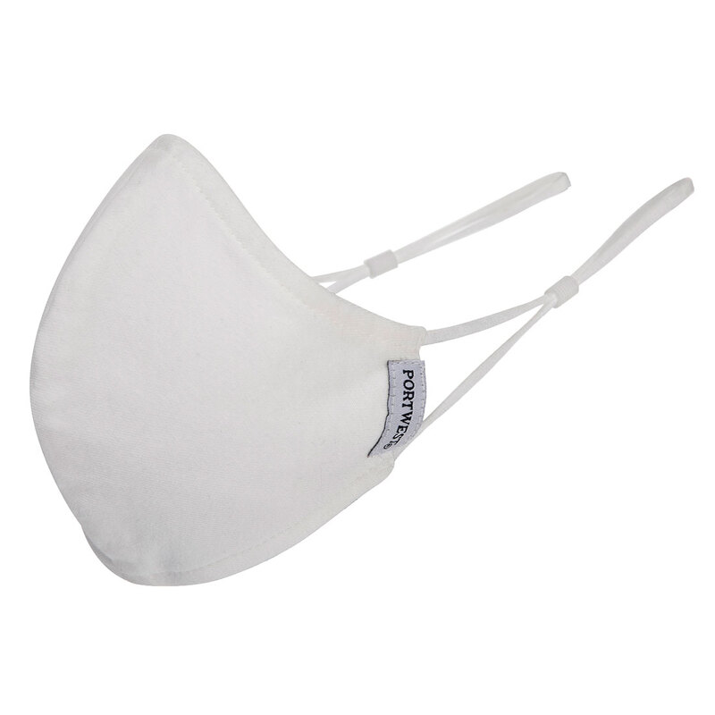 Portwest 2-Ply Anti-Microbial Fabric Face Mask (Pk25)