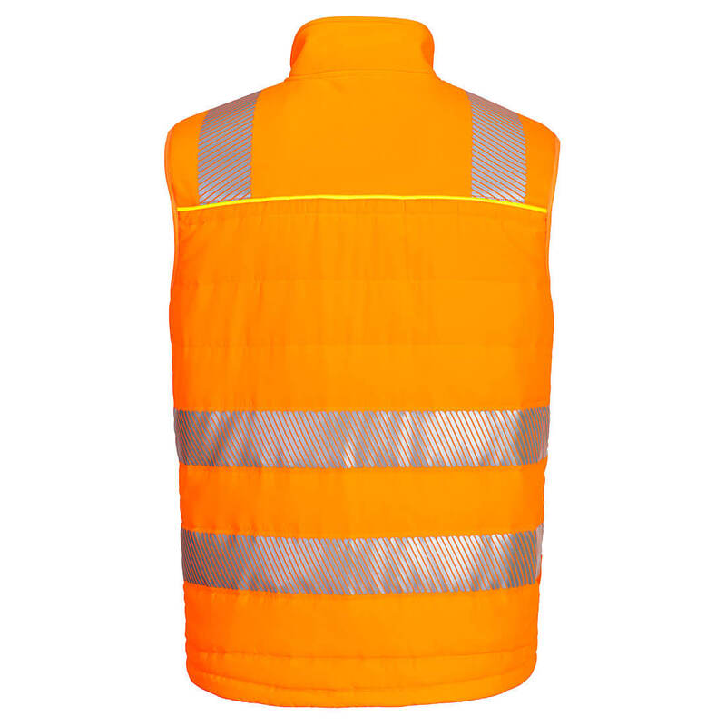 Portwest DX4 Hi-Vis Softshell Bodywarmer 