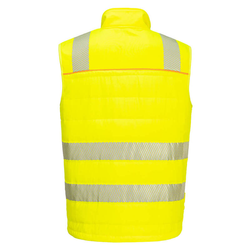 Portwest DX4 Hi-Vis Softshell Bodywarmer 