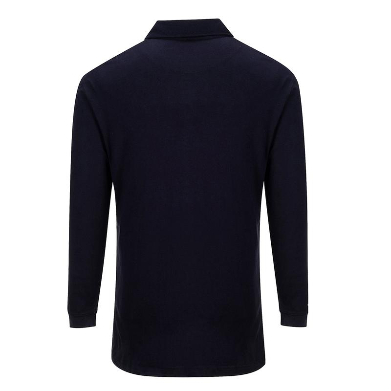 Portwest Flame Resistant Anti-Static Long Sleeve Polo Shirt