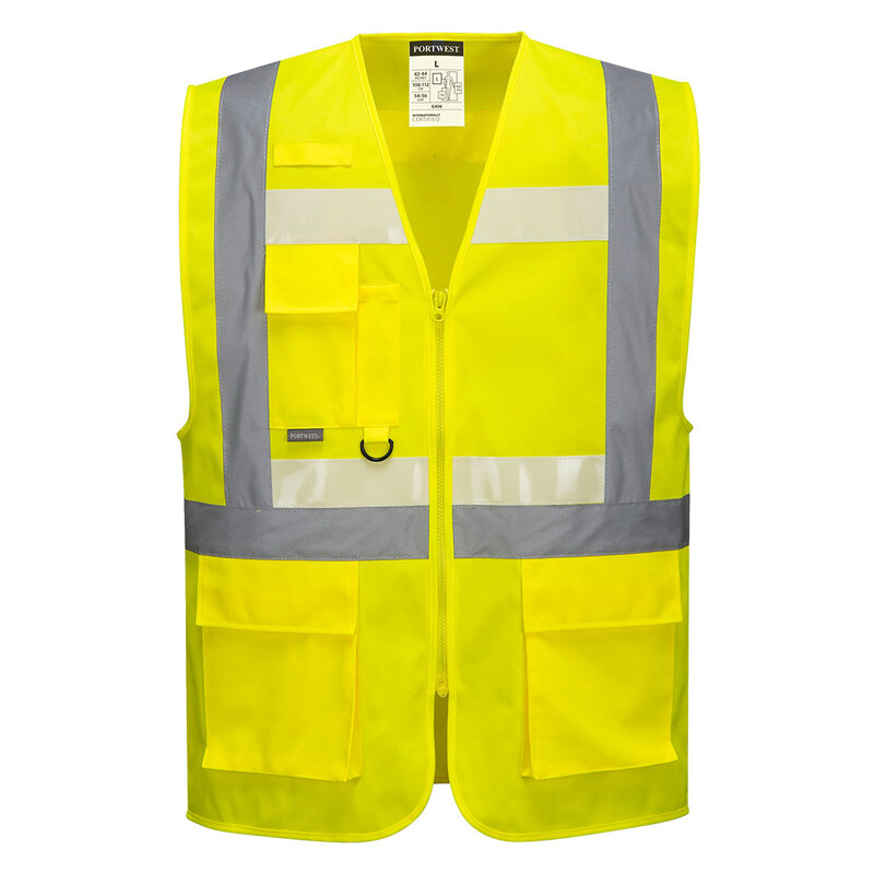 Portwest Glowtex Ezee Zip Executive Vest