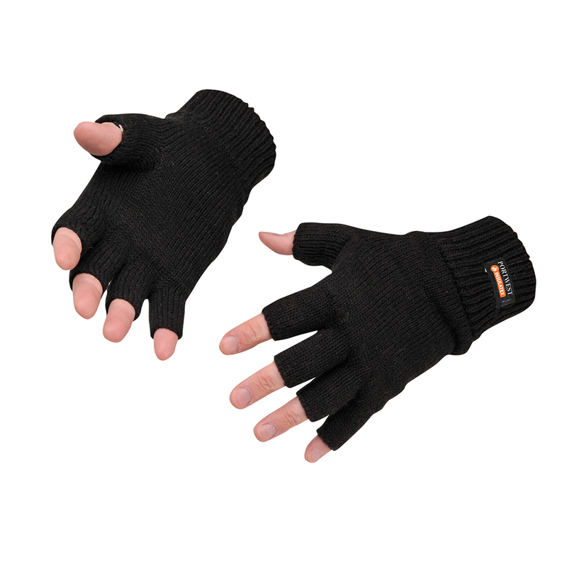Portwest Fingerless Knit Insulatex Glove