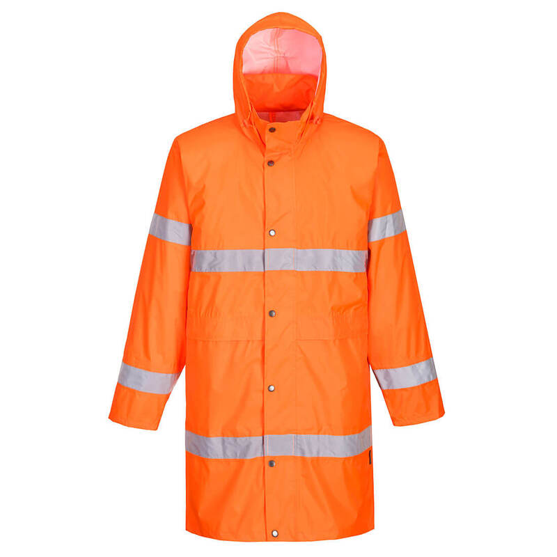 Portwest Hi-Vis Rain Coat 100cm 