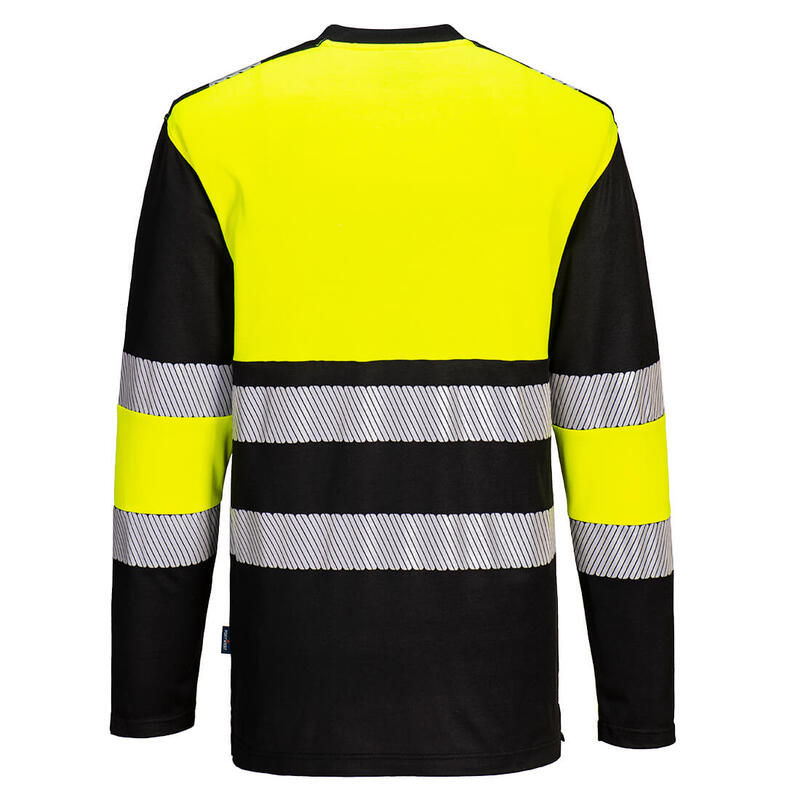 Portwest PW3 Hi-Vis Cotton Comfort Class 1 T-Shirt L/S 