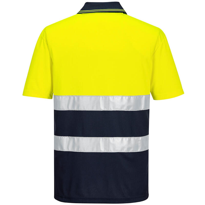Portwest Hi-Vis Lightweight Contrast Polo Shirt S/S 