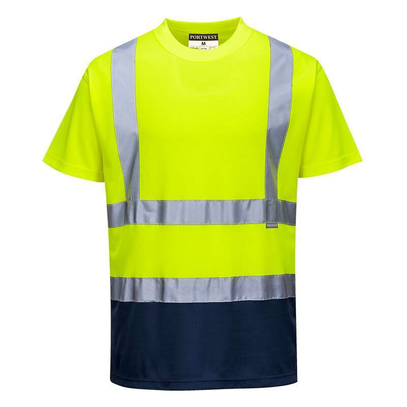 Portwest Hi-Vis Contrast T-Shirt S/S 