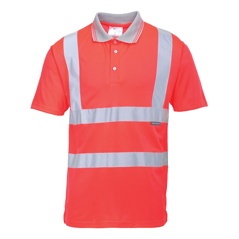 Portwest Hi-Vis Polo Shirt S/S 