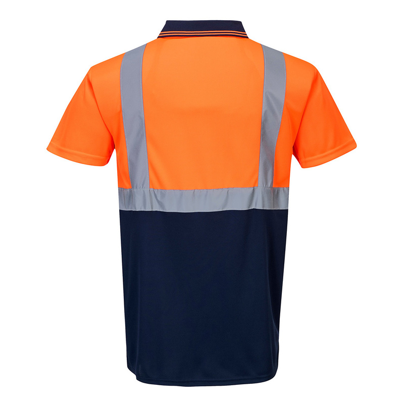 Portwest Hi-Vis Contrast Polo Shirt S/S 