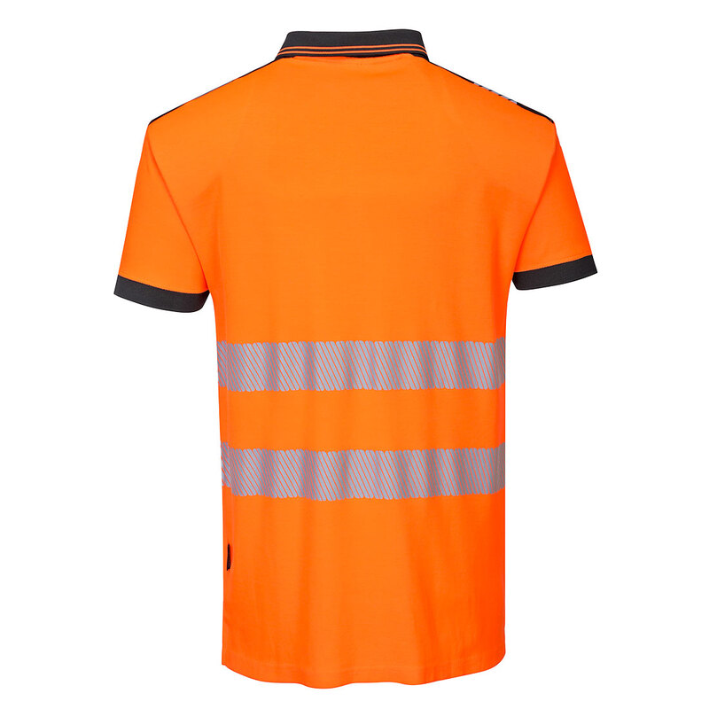 Portwest PW3 Hi-Vis Cotton Comfort Polo Shirt S/S 