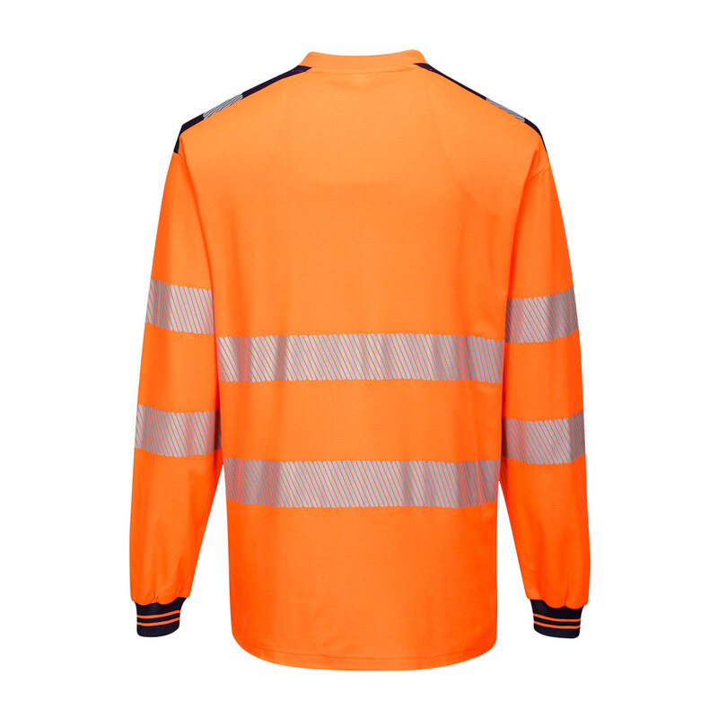 Portwest PW3 Hi-Vis Cotton Comfort T-Shirt L/S 