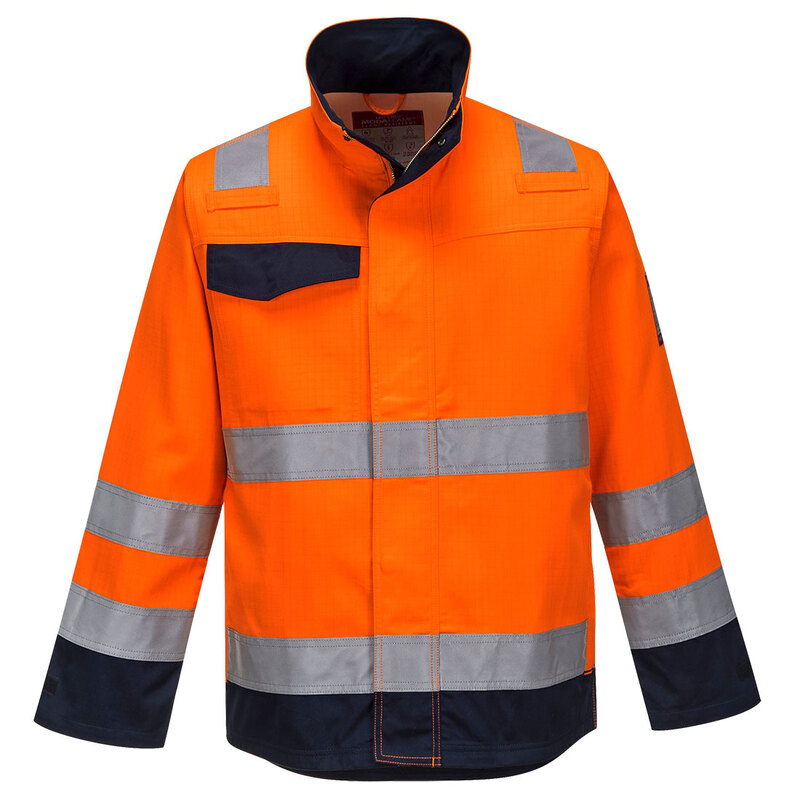 Portwest Modaflame RIS Jacke, Orange/Marine