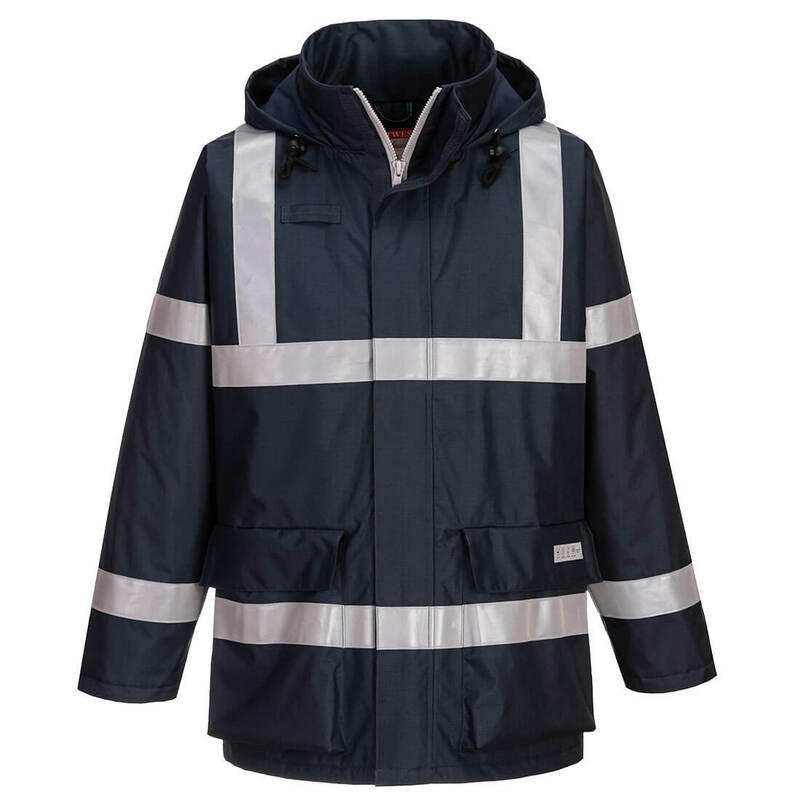 Portwest Bizflame Regenjacke, antistatisch + flammresistent