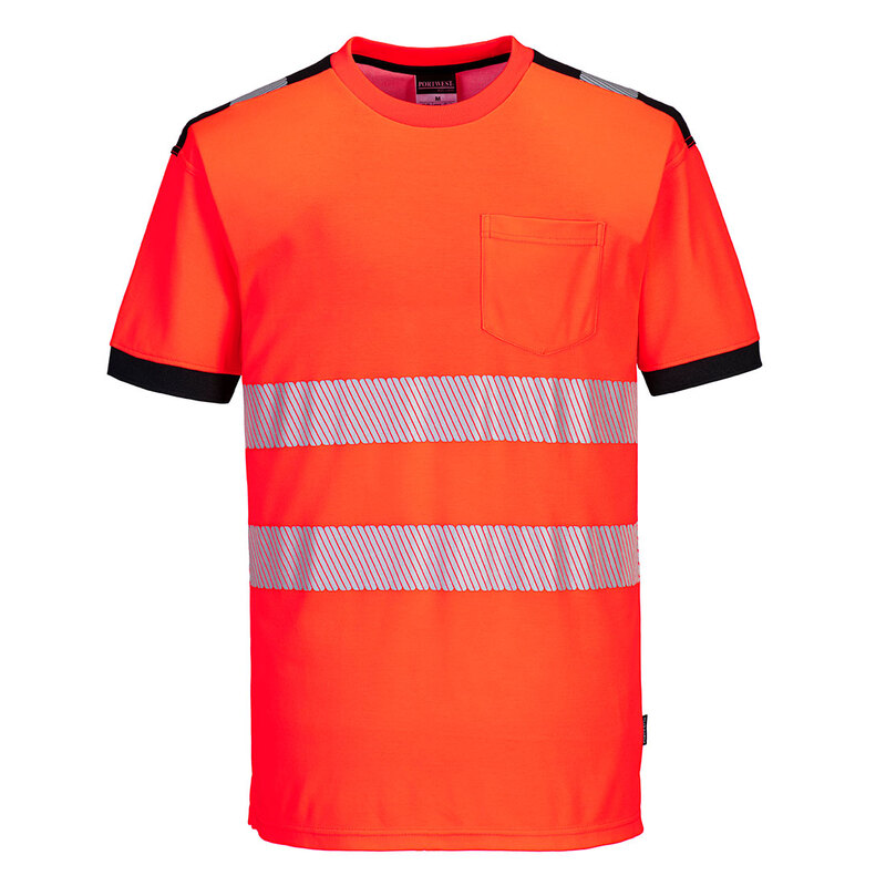 Portwest PW3 Hi-vis T-Shirt, kurzarm