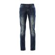 gewaschener blauer denim