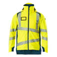 hi-vis gelb dunkelpetroleum