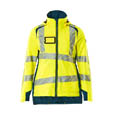 hi-vis gelb dunkelpetroleum