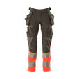 dunkelanthrazit hi-vis rot