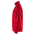 Blaklader Sweater mit Half-Zip 2-farbig Rot/Schwarz 4XL