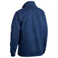 Blaklader Sweater mit Half-Zip 2-farbig Marineblau/Kornblau