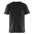 Blaklader T-Shirt, V-Kragen Schwarz 4XL