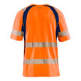 Blaklader UV T-Shirt High Vis High Vis Orange/Marineblau 4XL