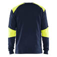 Blaklader Flammschutz Langarm Shirt Marineblau/Gelb 4XL