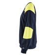 Blaklader Flammschutz Sweatshirt Marineblau/Gelb 4XL