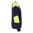 Blaklader Flammschutz Sweatshirt Marineblau/Gelb 4XL